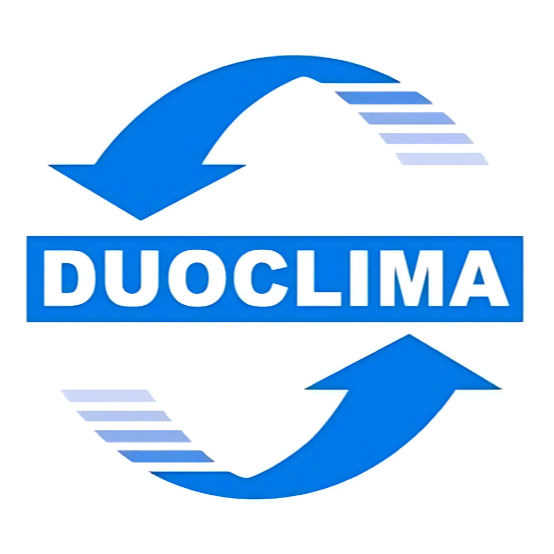 Logo de DUOCLIMA, empresa chilena de climatización y refrigeración industrial y residencial.
